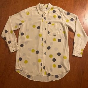 Equipment Femme Silk button up blouse
